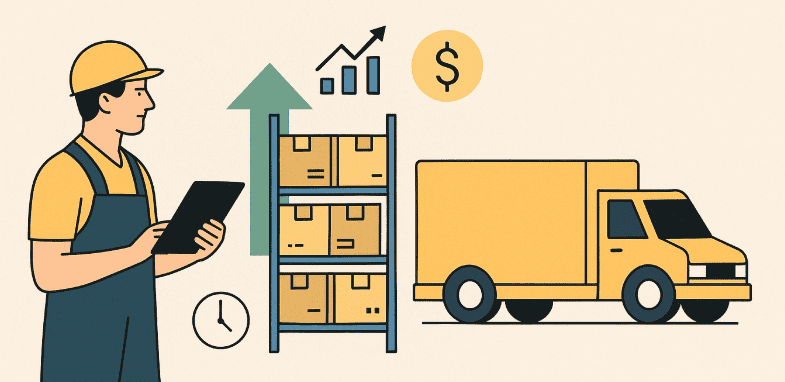 Qual o objetivo da organização do almoxarifado na logística?